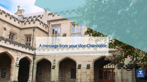 Thumbnail for A message from your Vice-Chancellor - Duncan Maskell