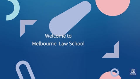 Thumbnail for Welcome to Melbourne Law School - Prof. Pip Nicholson