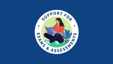 Thumbnail for Online exams - support on the day