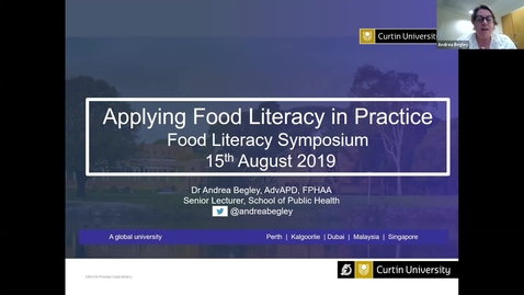 Thumbnail for Applying food literacy in practice