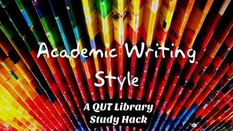 Thumbnail for Academic Writing Style