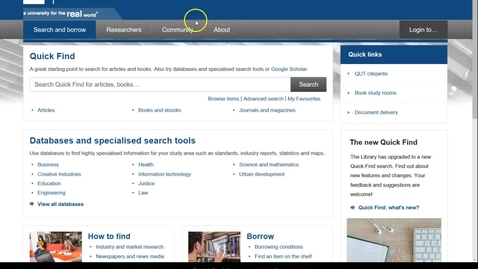 Thumbnail for Quickfind for FSA